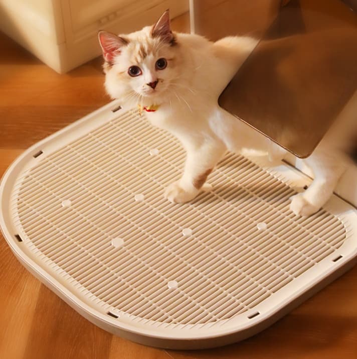 ペットマット 猫用 飛び散り防止 トイレマット