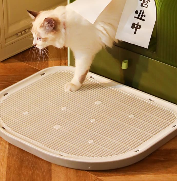 ペットマット 猫用 飛び散り防止 トイレマット