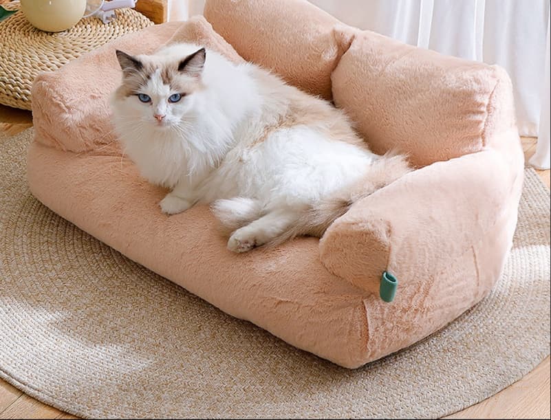 ペットマット 猫用 ふかふかペットソファー ラグマット