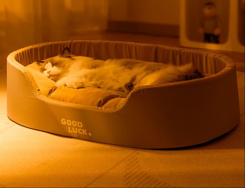 ペットマット 猫用 ふかふか包み込みベッド