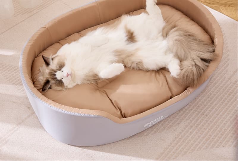 ペットマット 猫用 ふかふか包み込みベッド
