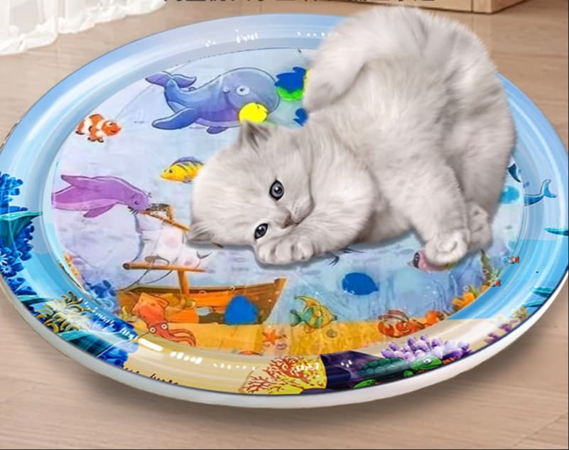 ペットマット 猫用 ウォーターマット 海の世界 ペットクッション