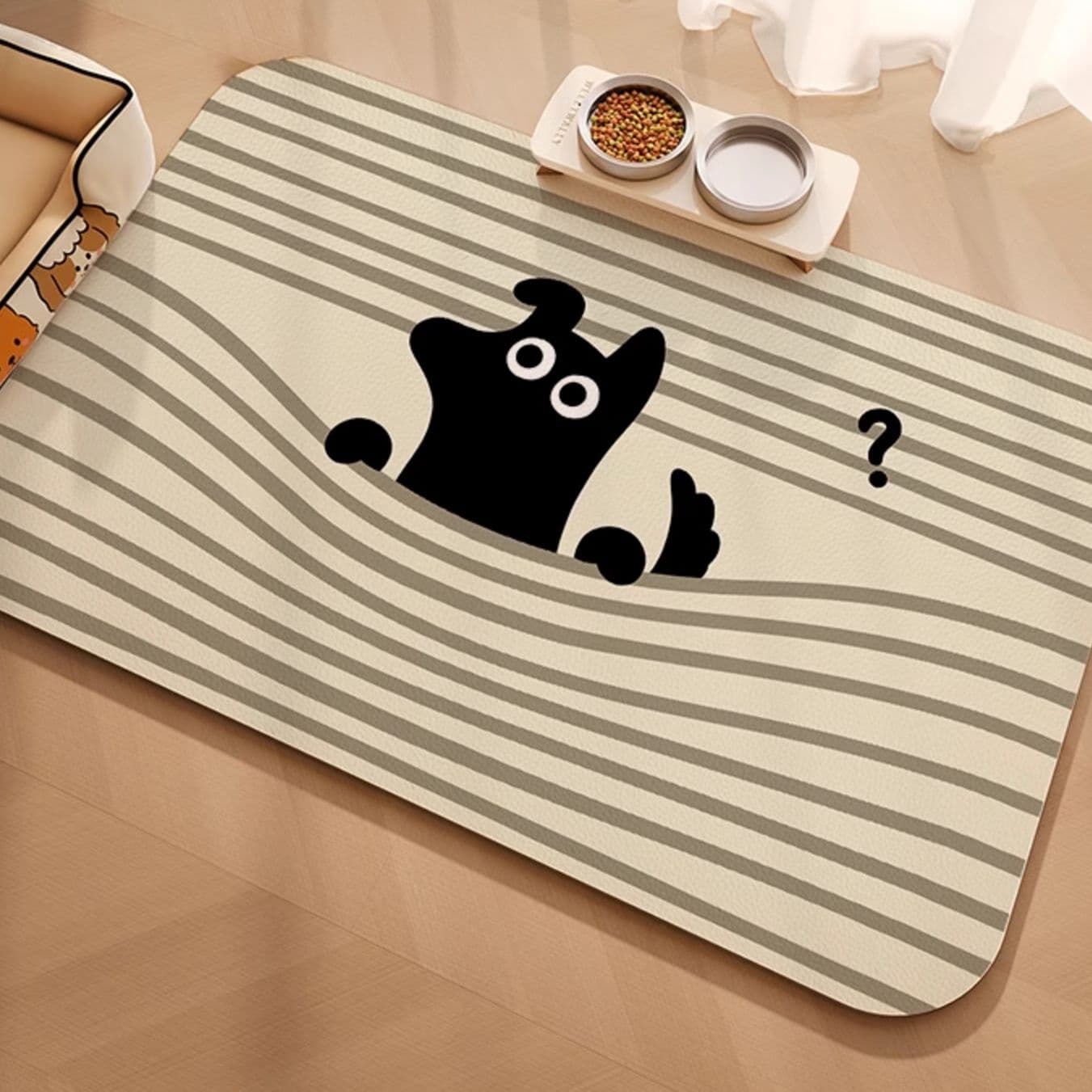 ペットマット わんにゃん喜ぶ肉球デザインマット