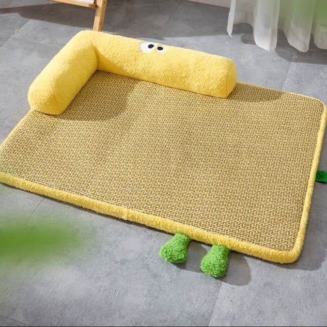 ペットマット わんちゃん快適枕付きマット