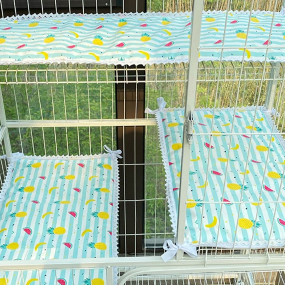 ペットマット 猫用 フルーツ柄冷感マット