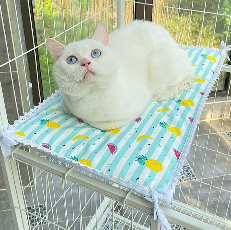 ペットマット 猫用 フルーツ柄冷感マット
