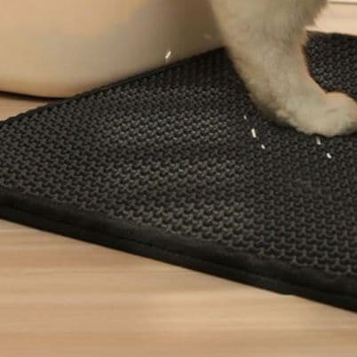ペットマット 猫用 二重構造猫砂キャッチマット滑り止め付き