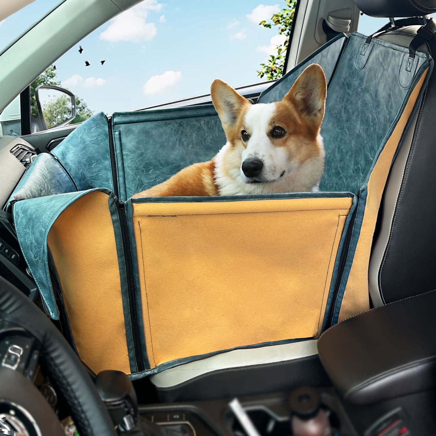ペットマット 犬用 快適ドライブ専用車載防水保護シート