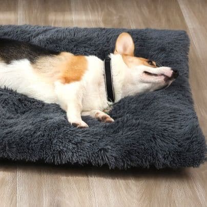 ペットマット 犬用 ふわふわ長毛無圧迫休息マット