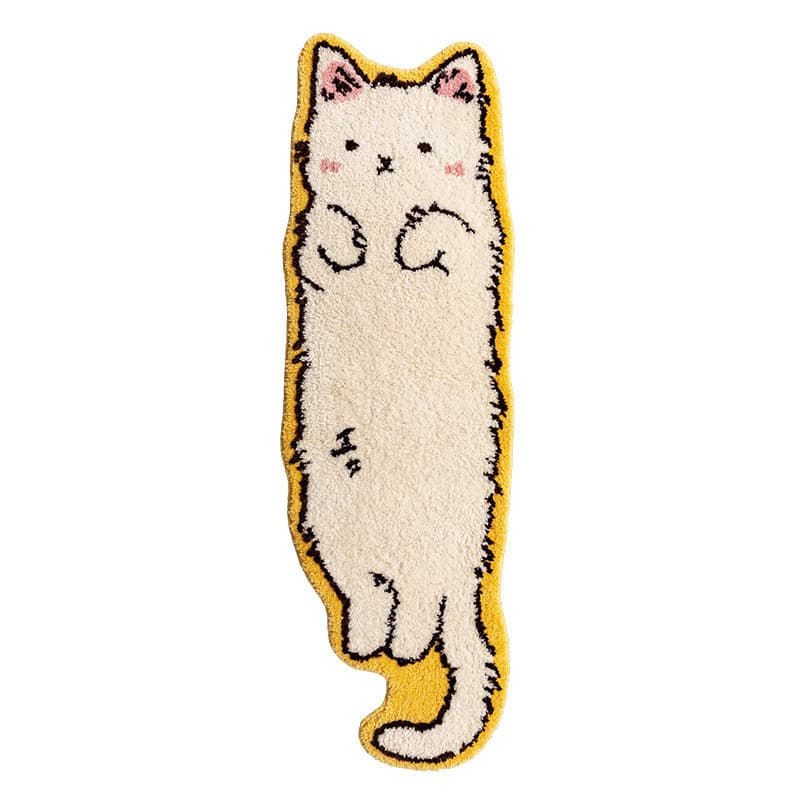 ペットマット 猫用 おすまし横寝キャット玄関マット