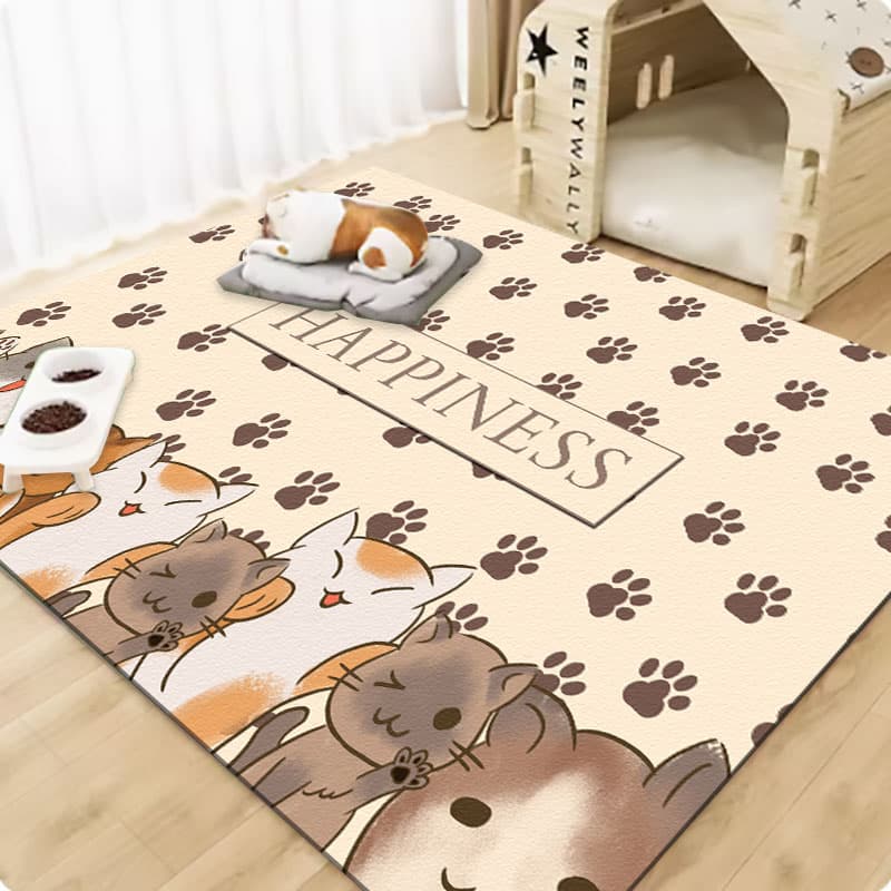 ペットマット 猫用 かわいい おうち キャットラグ