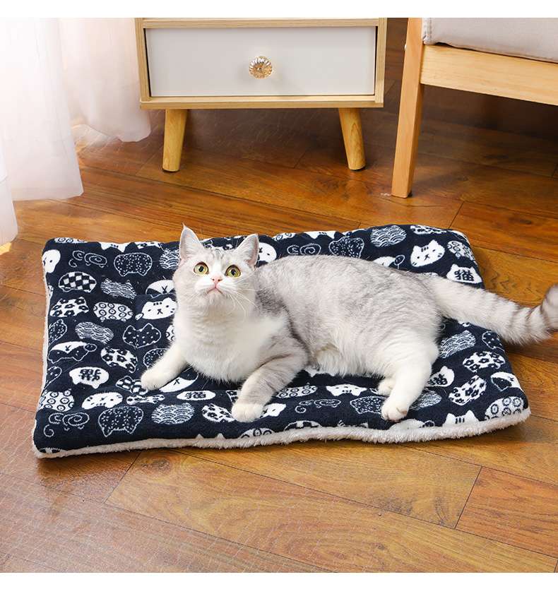 ペットマット 猫用 ふんわりフリル付きマット