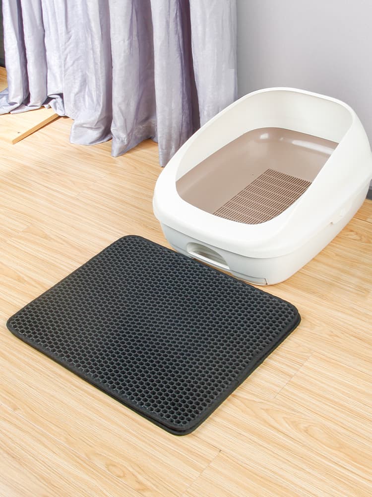 ペットマット 猫用 二重構造トイレマット