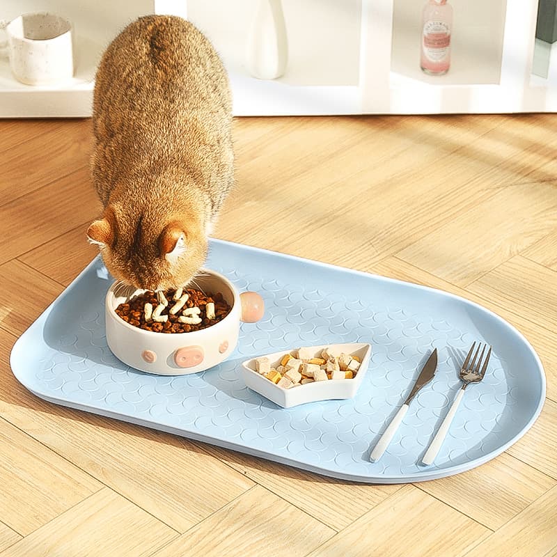 ペットマット 犬猫兼用 ゆったりダイニング食事マット