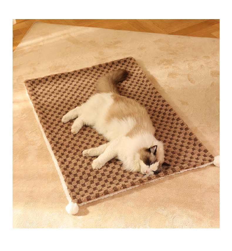 ペットマット 猫用 ふわもこ包みこみマット