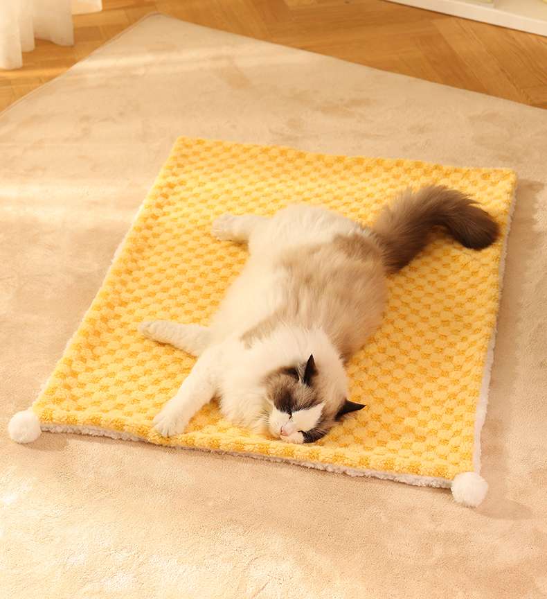 ペットマット 猫用 ふわもこ包みこみマット