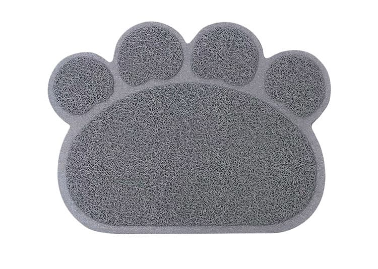 ペットマット 猫用 肉球型トラップ猫砂マット