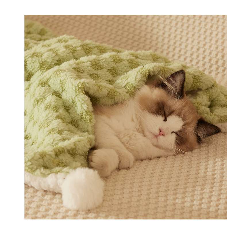 ペットマット 猫用 ふわもこ包みこみマット