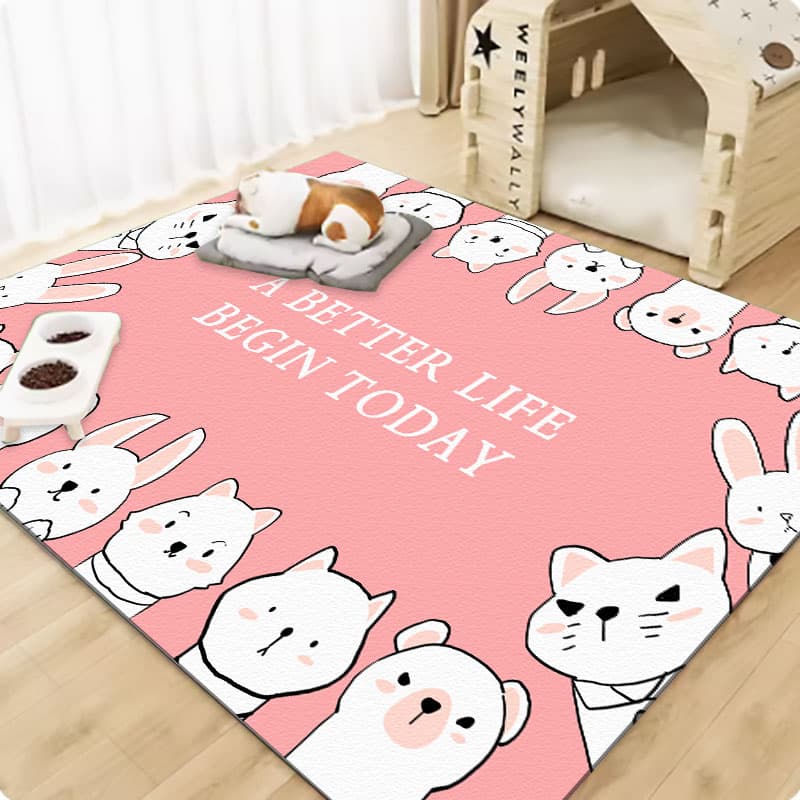 ペットマット 猫用 かわいい おうち キャットラグ