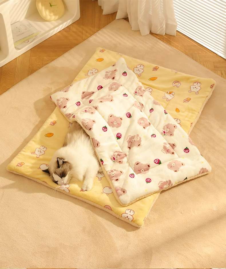ペットマット 猫用 ふかふか安眠マット