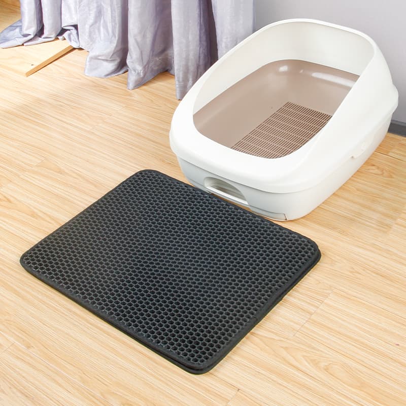 ペットマット 猫用 二重構造トイレマット