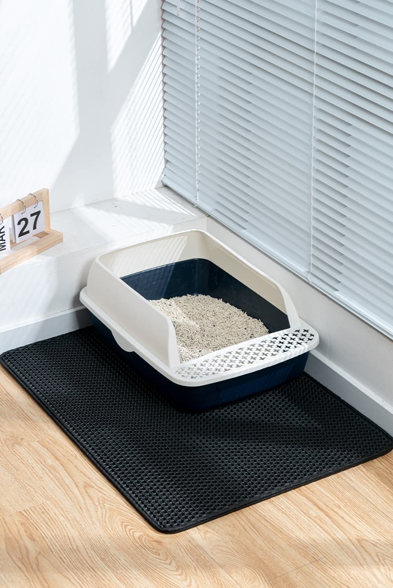 ペットマット 猫用 砂取りネット構造トイレマット