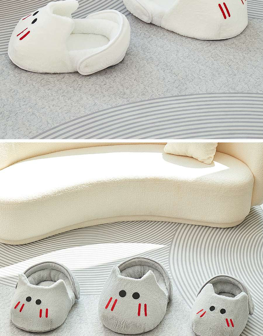 ペットマット 猫用 もこもこ猫足ベッド