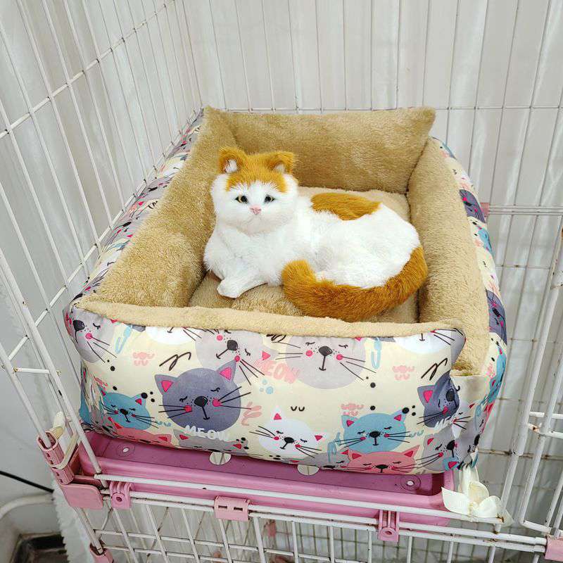 ペットマット 猫用 ふかふか取り外し可能マット