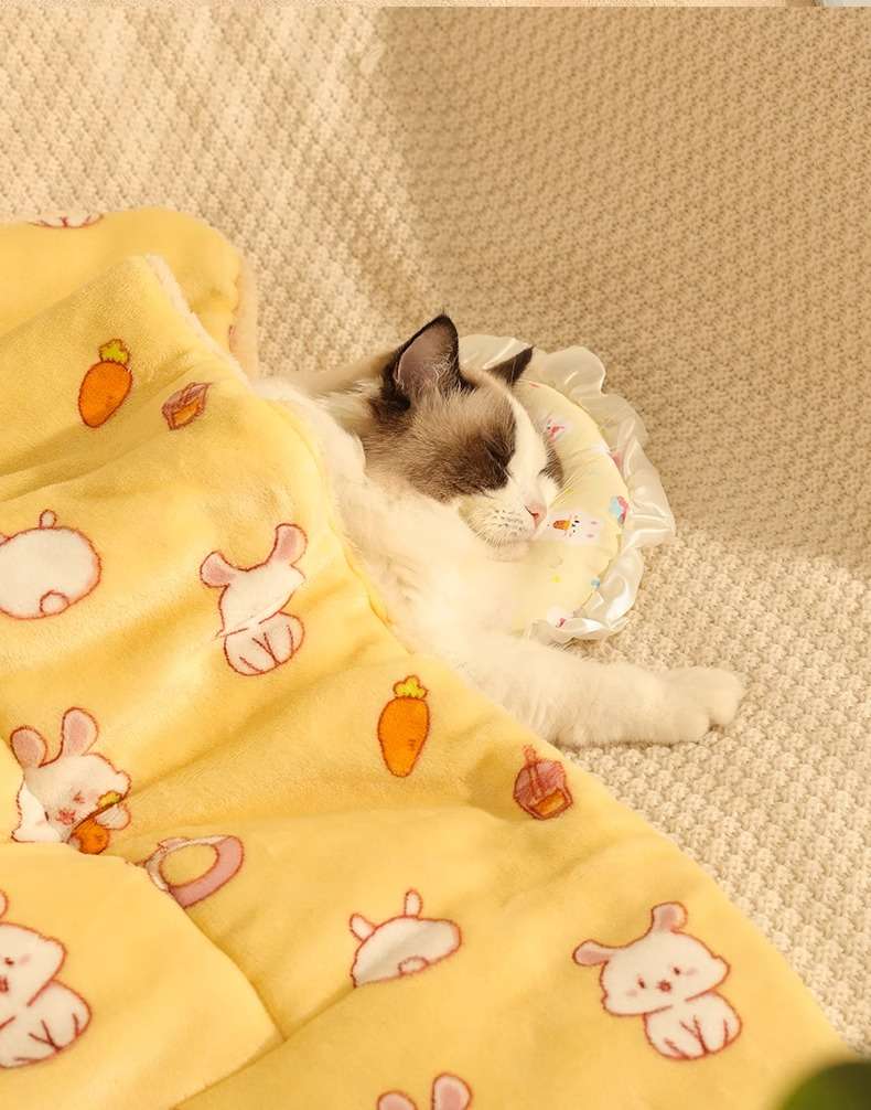 ペットマット 猫用 ふかふか安眠マット