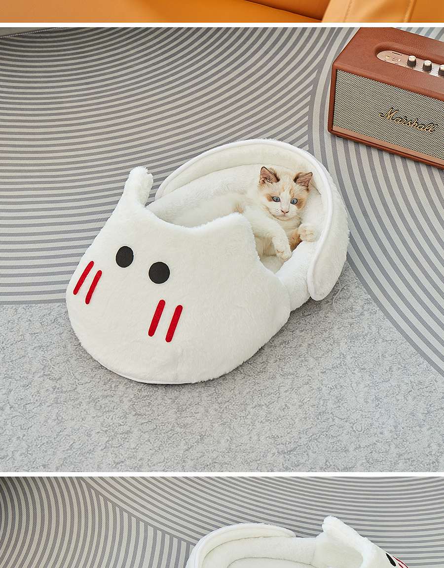 ペットマット 猫用 もこもこ猫足ベッド