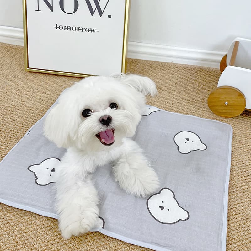 ペットマット 犬用 くまさんのほっこりマット