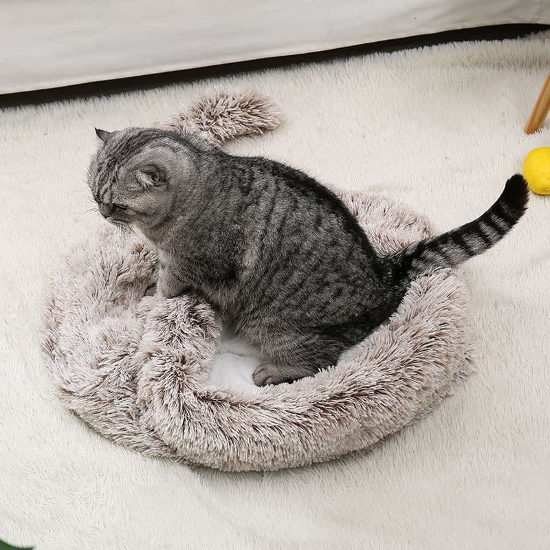 ペットマット 猫用 もこもこハウス睡眠マット