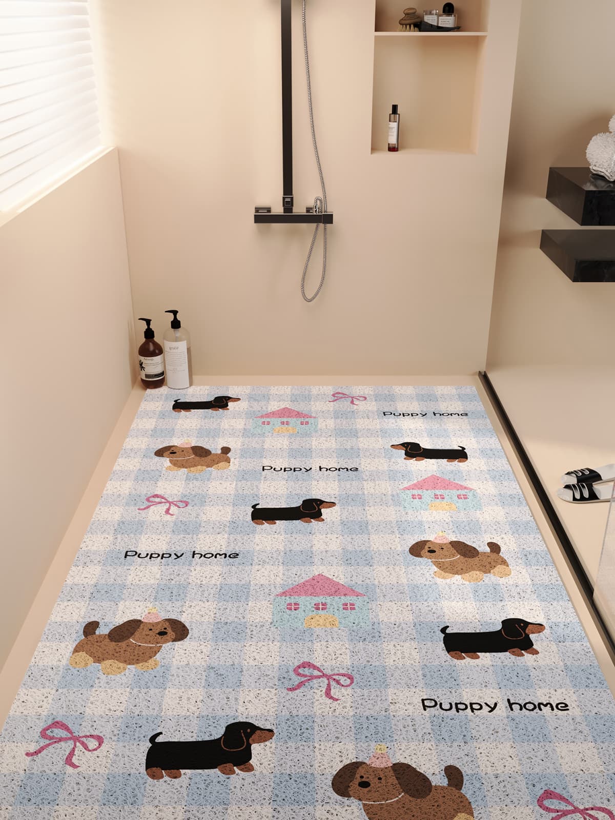ペットマット 犬用 わんちゃんのお家デザインマット