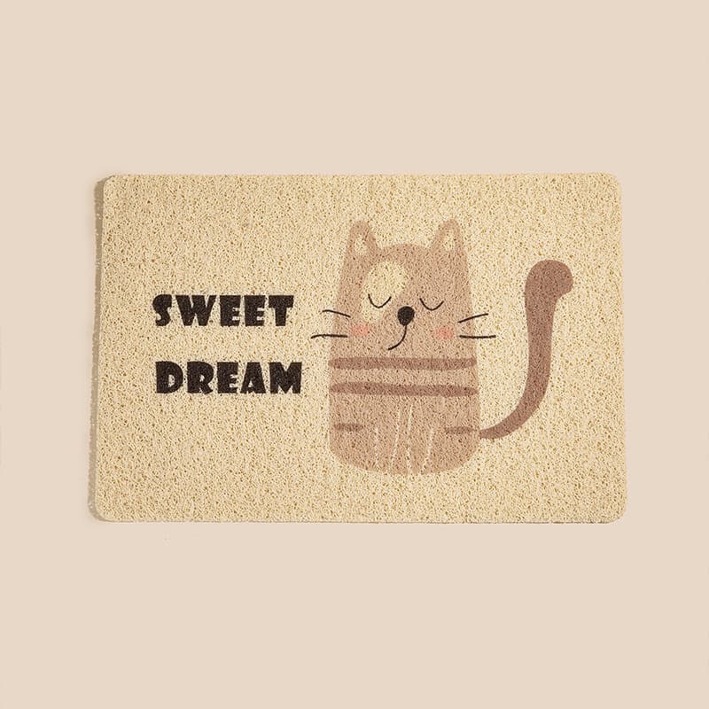 ペットマット 猫用 おしゃれ猫シルエットマット