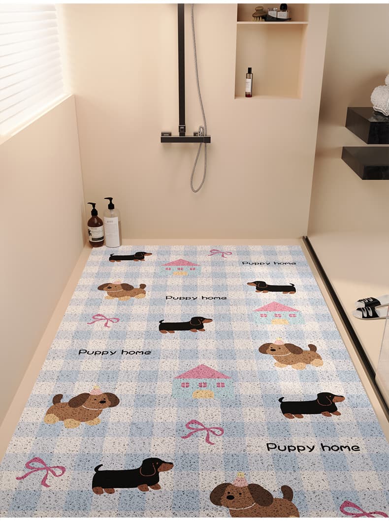ペットマット 犬用 わんちゃんのお家デザインマット